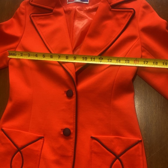 Vintage Lilli Knit Ann Red Jacket - Picture 11 of 15
